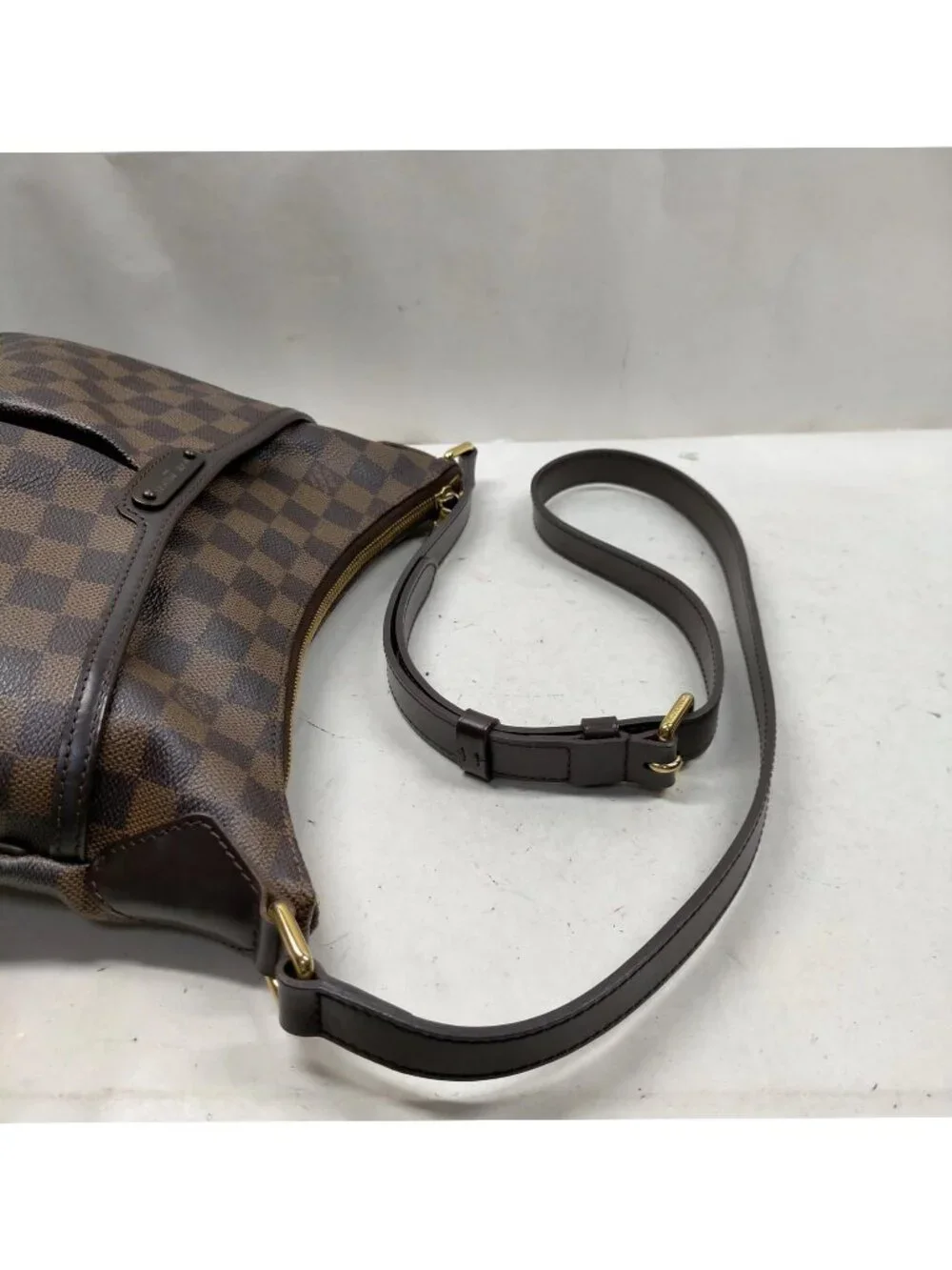 Authentic Louis Vuitton Bloomsbury PM Damier Ebene Crossbody Shoulder Bag
